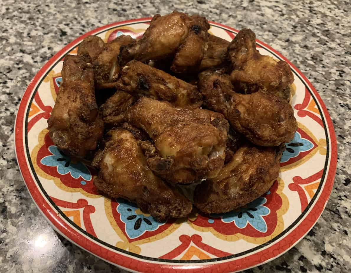 Crispy Asian Peanut Chicken Wings