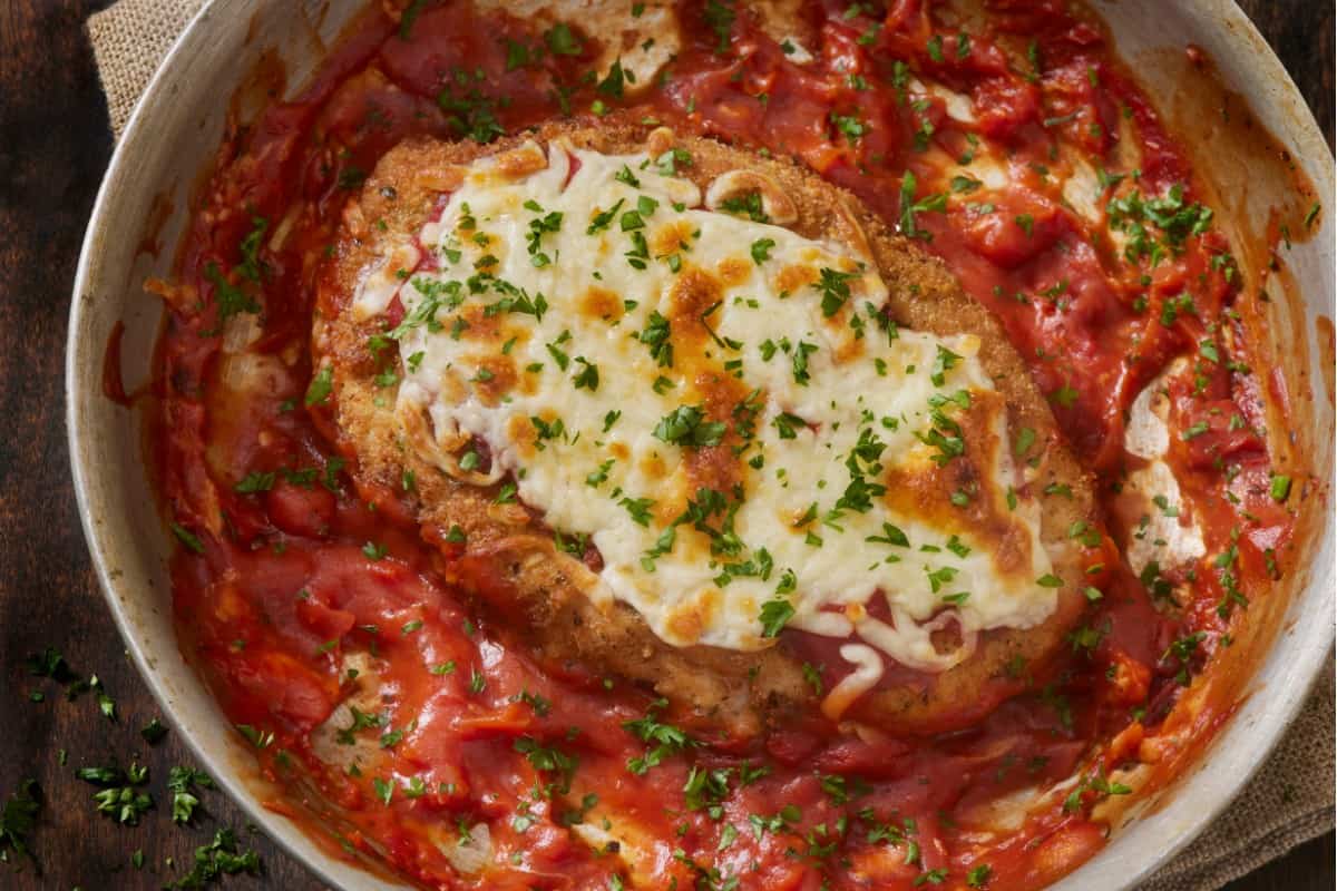 Rustic 5 Ingredient Chicken Parmesan