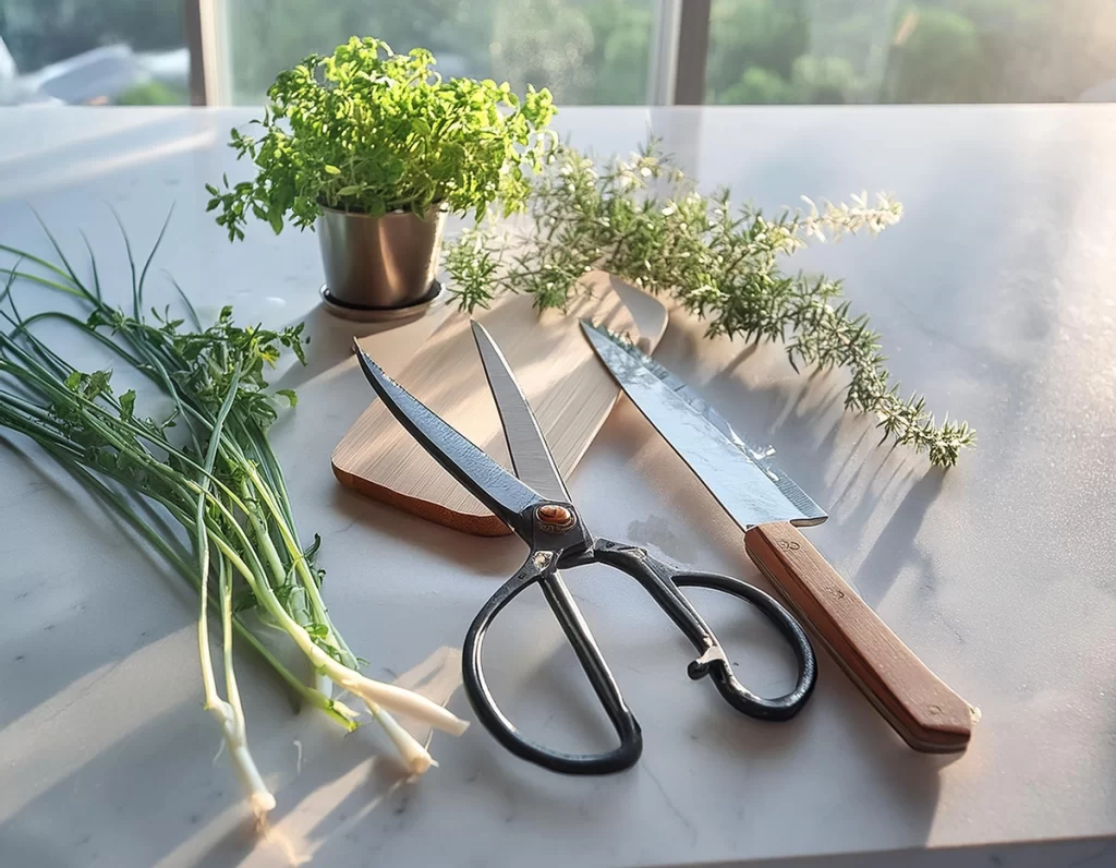 Kitchen Shears or Knives Showdown