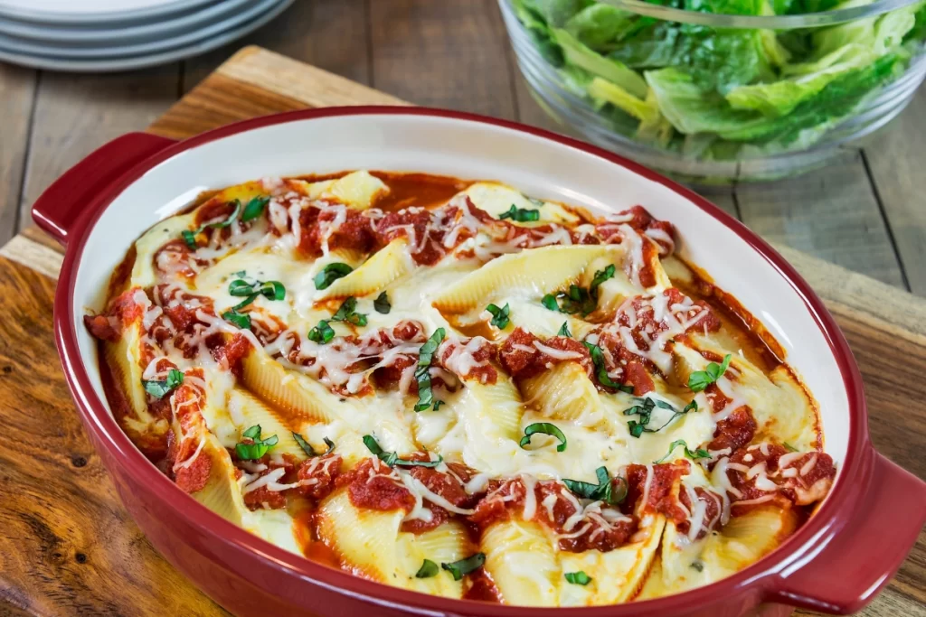 Cheesy Stuffed Shells on a Shoestring