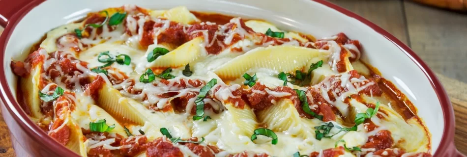 Cheesy Stuffed Shells on a Shoestring