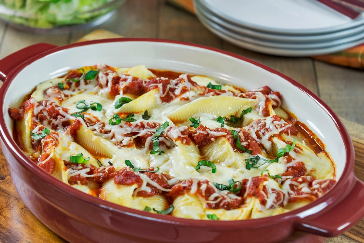 Cheesy Stuffed Shells on a Shoestring