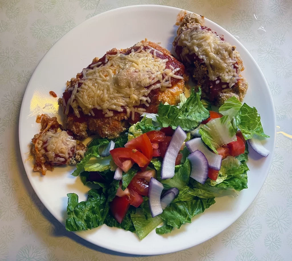 5-Ingredient Keto Parmesan Chicken