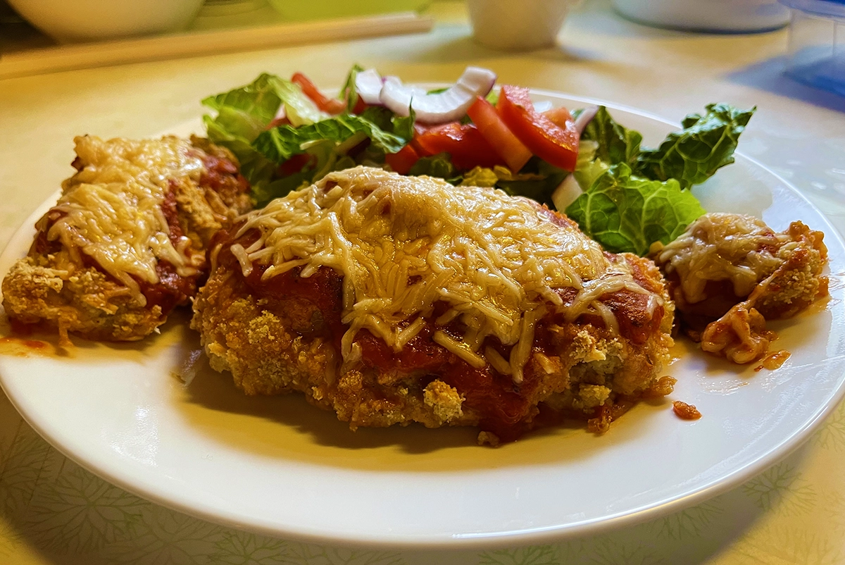 5-Ingredient Keto Parmesan Chicken