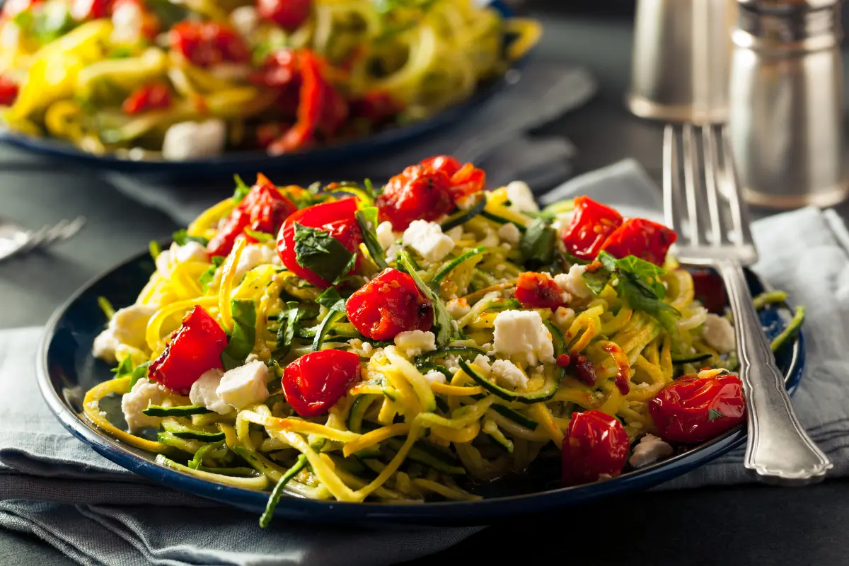 Garlic Parmesan Zucchini Noodles