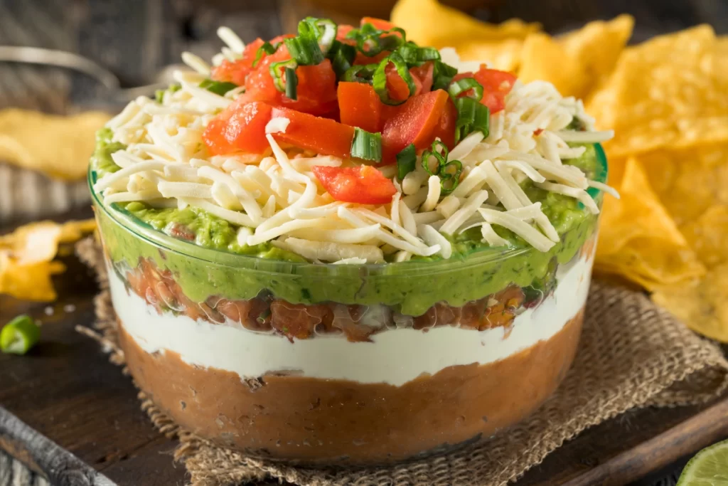 Healthy 7 Layer Taco Dip