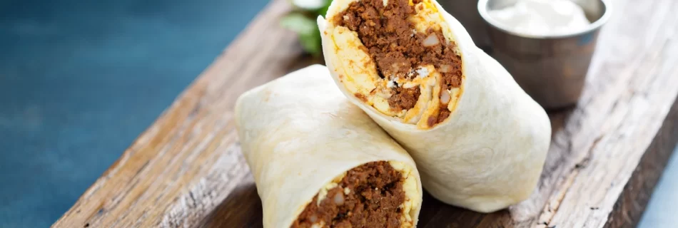 Chorizo and Egg Breakfast Burritos