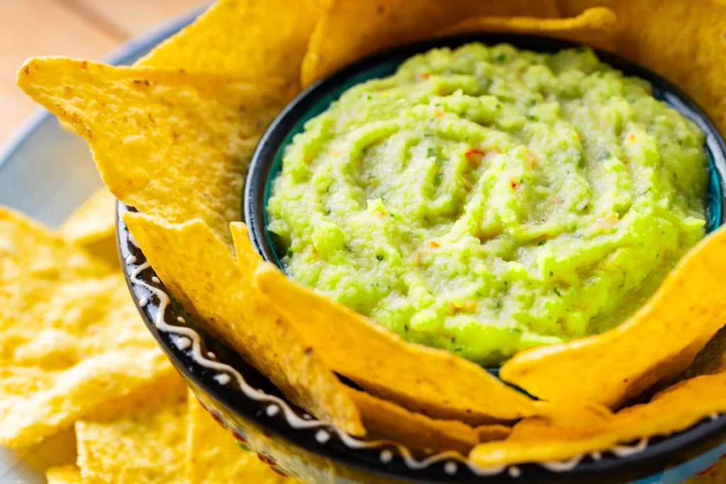 5 Ingredient Guacamole and Chips