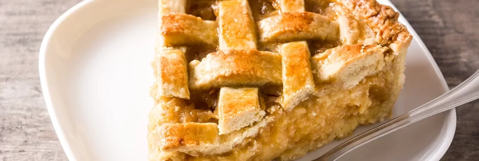 Classic Lattice Topped Apple Pie