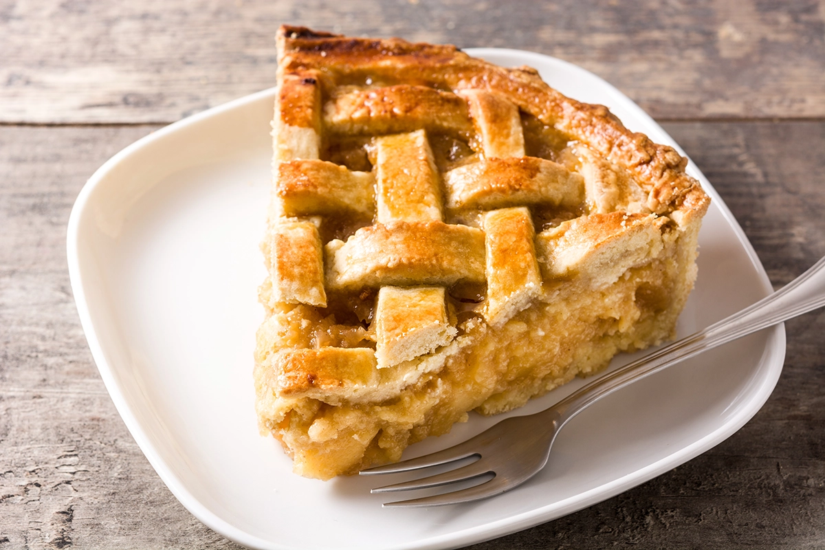 Classic Lattice Topped Apple Pie