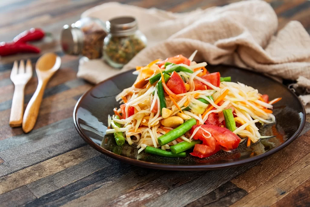 Zesty Thai Papaya Salad