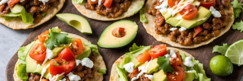 Rapid Refried Bean Tostadas