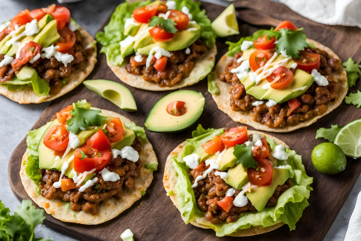 Rapid Refried Bean Tostadas