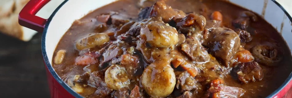 Dutch Oven Beef Bourguignon