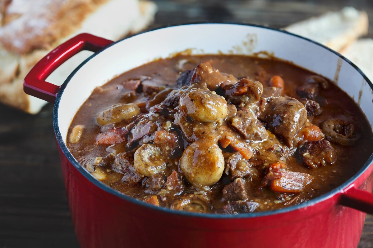 Dutch Oven Beef Bourguignon