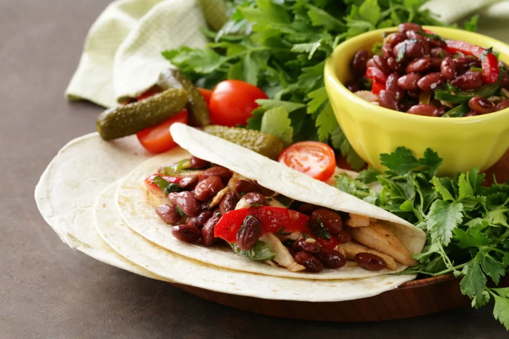 No Fuss Vegetarian Black Bean Tacos