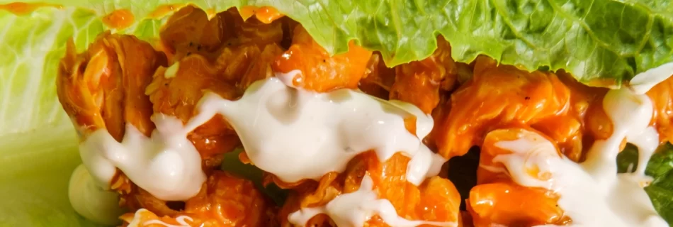 Sizzling Buffalo Chicken Lettuce Wraps