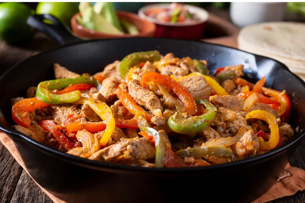 Sizzling Speedy Chicken Fajitas