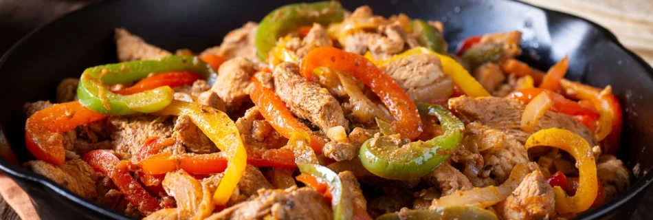 Sizzling Speedy Chicken Fajitas