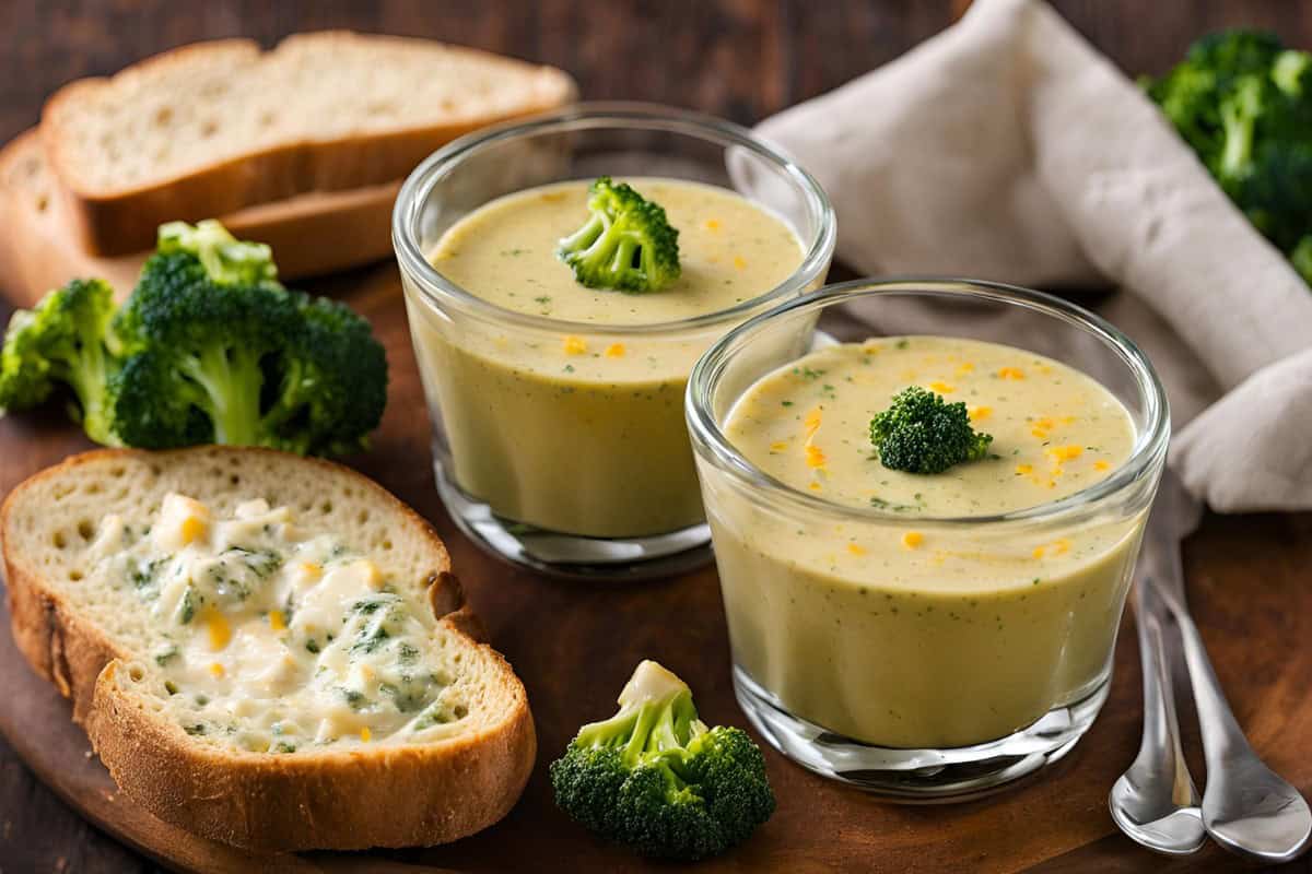 Broccoli & Cheddar Soup Shooters