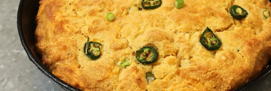 Cheesy Skillet Cornbread Perfection