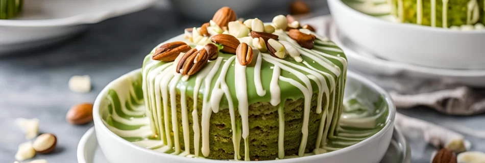 Matcha Magic Mug Cake