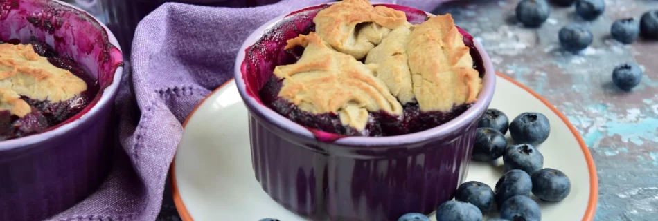 Heavenly Blueberry Mug Cobbler