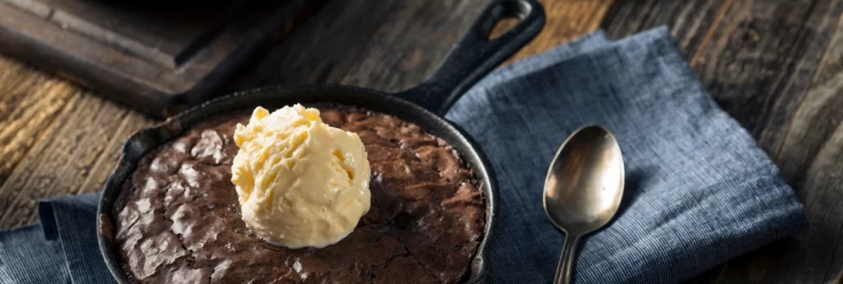 Indulgent Skillet Brownies