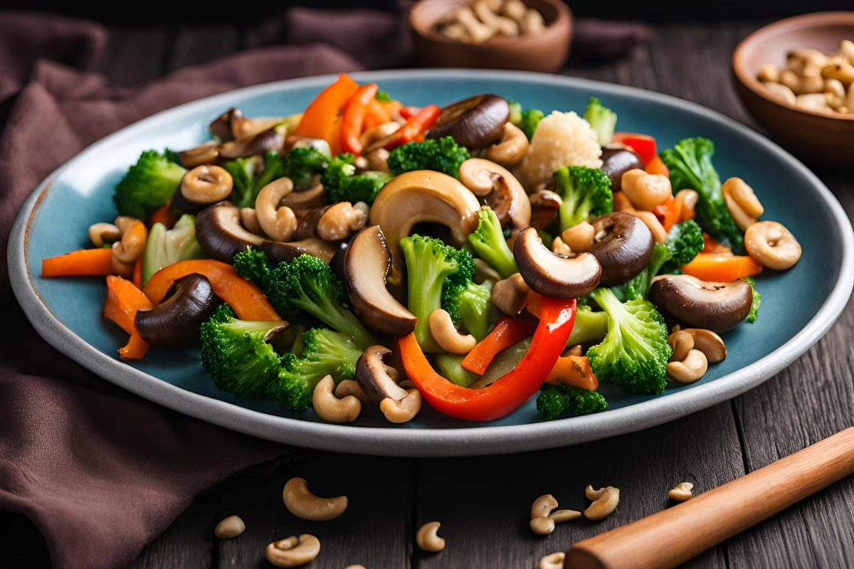 Irresistible Veggie Stir Fry with Cashews