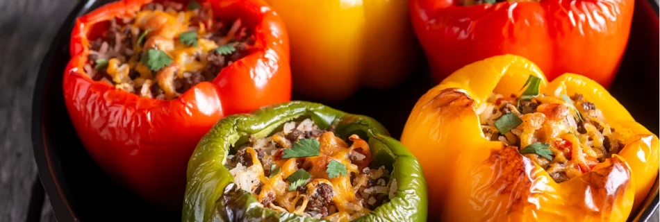 Cheesy Stuffed Bell Peppers