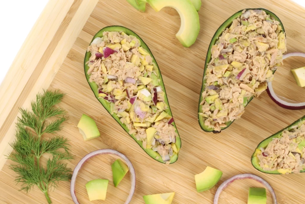 Avocado Tuna Salad Boats