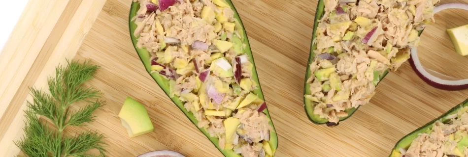 Avocado Tuna Salad Boats