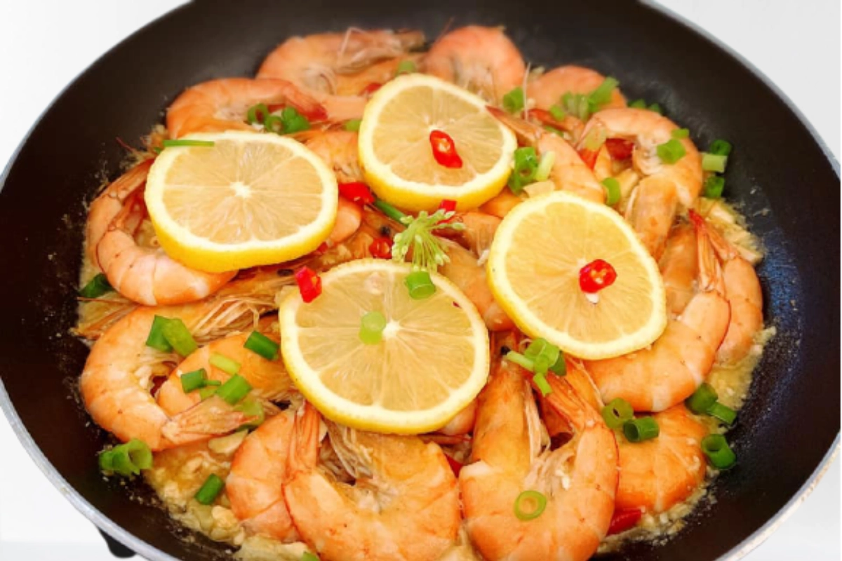 Zesty Lemon Garlic Butter Shrimp