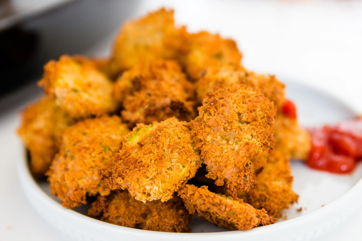 Crispy Parmesan Zucchini Coins